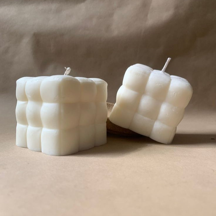 Mini Cubic Cushion Candle
