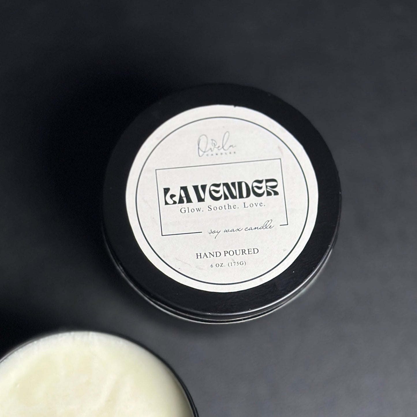 Customizable Lavender Candle